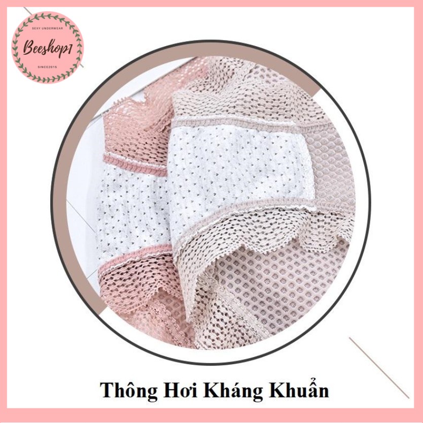 GIẢM 25K KHI NHẬP HIENNEW25_ Quần lót nữ, quần lót ren lưới Anee sexy thoáng mát mùa hè QR84