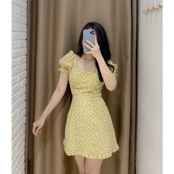 Đầm LYNVIE - Đầm hoa đắp ngực