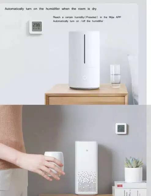 Nhiệt Kế Đo Nhiệt Độ Và Độ Ẩm Xiaomi Mijia Bluetooth 2 Cảm Biến Trong Nhà