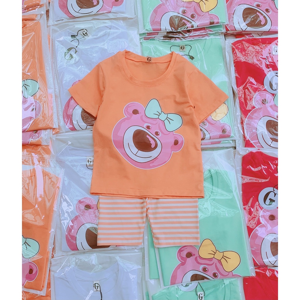 Lyvyshop - (Cotton SG chính phẩm) Bộ quần áo bé gái siêu dễ thương từ 09-28kg
