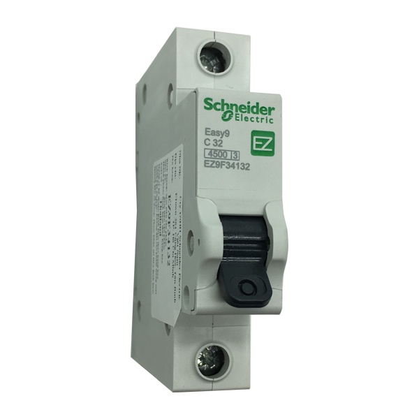 Cầu dao tự động MCB EZ9F34132 1 pha 32A dòng cắt 4.5kA Easy9 Schneider | Aptomat bảo vệ quá tải Schneider EZ9F34132