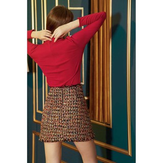 COCO SIN - Váy Mini Tweed 2 Túi