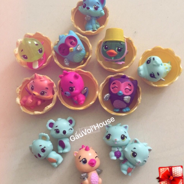 SET 50 THÚ HATCHIMAL KHÁC NHAU MÙA 1-2-3