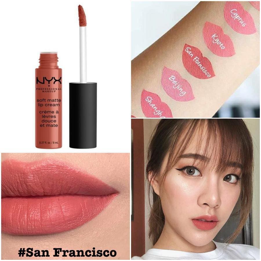 Son kem lì NYX Professional Makeup Soft Matte Lip Cream 8 mL - San Francisco
