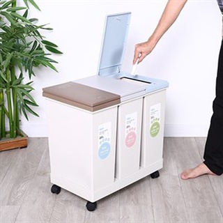 Thùng rác phân loại Hiro 3 ngăn Inochi