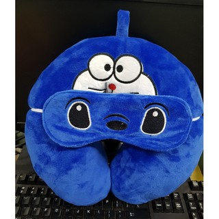 gối kê cổ có bịt mắt - gối kê cổ