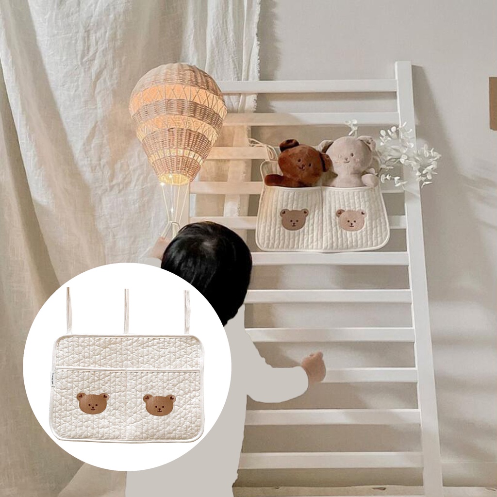 Túi Đựng Tã Lót / Đồ Dùng Em Bé Treo Giường Tiện Dụng 1 #