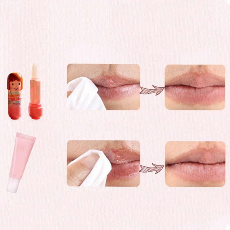 Son dưỡng ẩm lâu trôi hình búp bê dễ thương