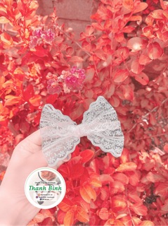 Búi tóc hình nơ 4 cánh (ảnh thật)