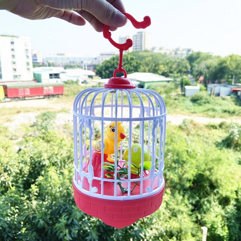 Đồ Chơi Lồng Chim Hót Có Nhạc  Và Đèn Cho Bé.