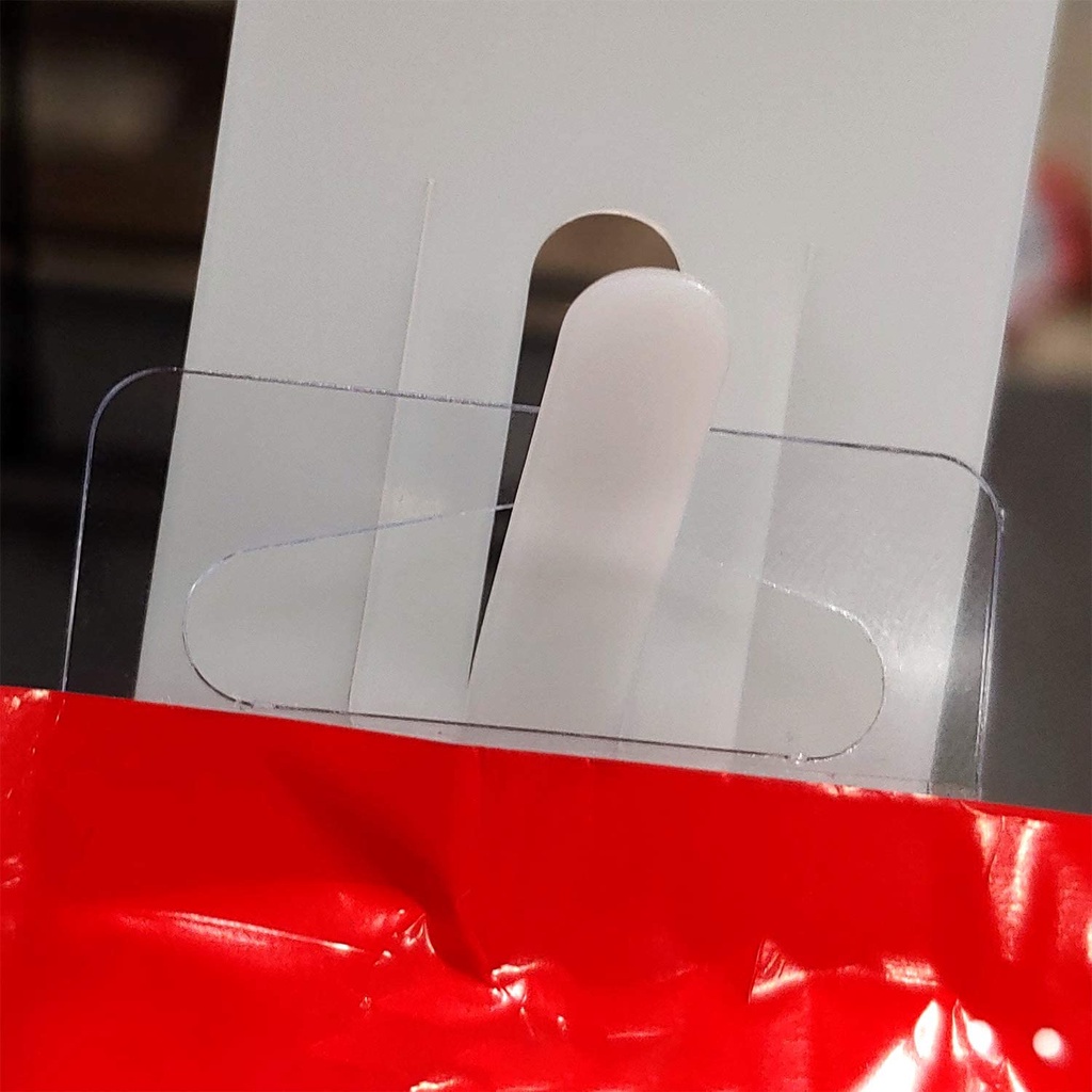 [Bán Chạy] Móc Treo Đồ Bằng Nhựa Pp Dài Trong Suốt Có Kẹp Treo Trưng Bày Sản Phẩm Bán Chạy