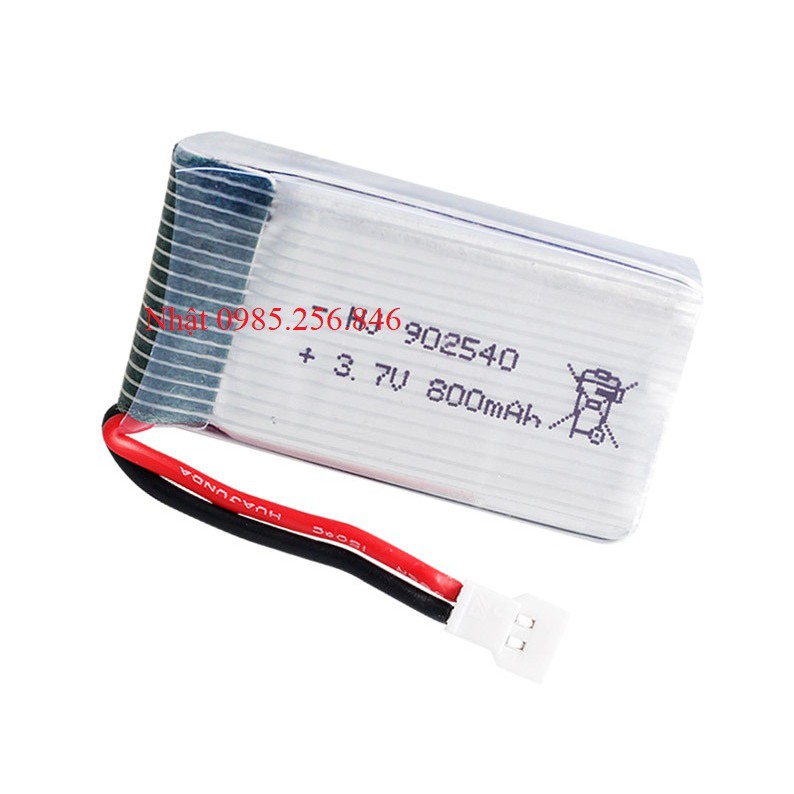 Pin 3.7V 800mah dung lượng cao dòng xả 25C ổn định dánh cho máy bay điều khiển từ xa, flycam drone mini