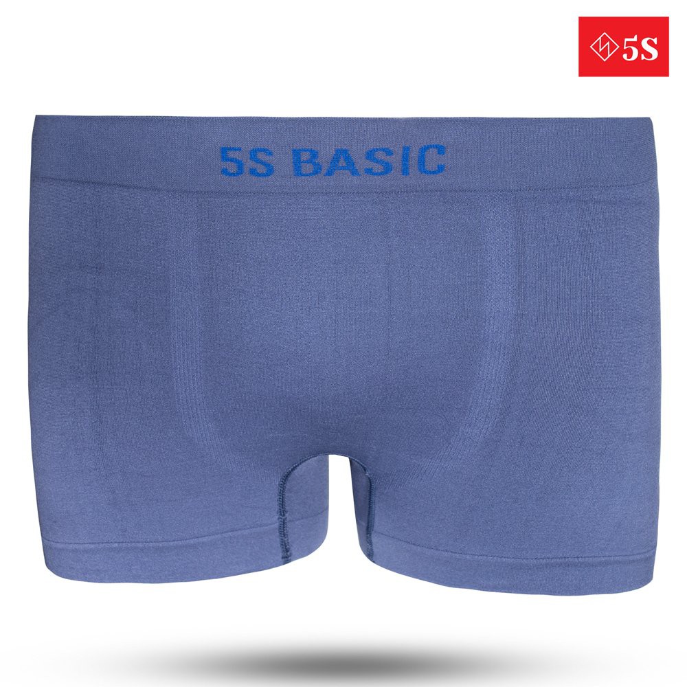 Combo 2 Quần Lót Nam Boxer 5S (4 màu), Cạp Dệt Không Đường May, Vải Mềm Mịn, Thấm Hút, Kháng Khuẩn Cực Tốt (SIP21011BOX)