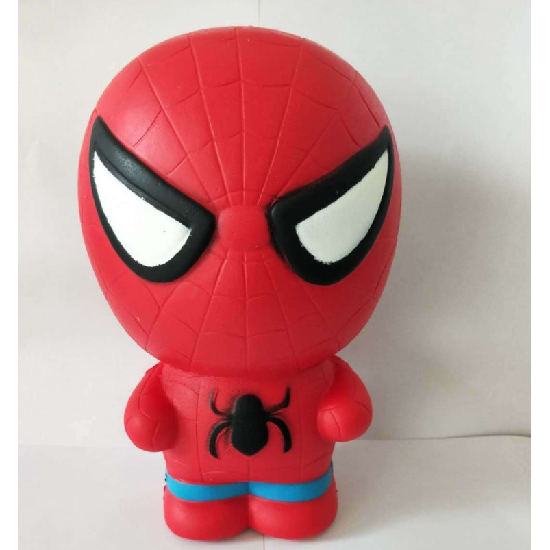 Squishy Lớn Hình người nhện đỏ avengers marvel Đồ Chơi Xốp Giảm Stress Hình mềm mịn dễ Thương đàn hồi Cho Bé
