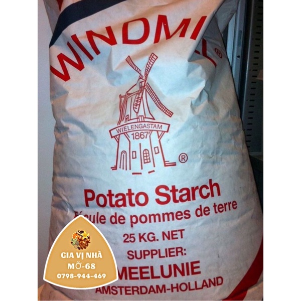 Bột năng hà lan cối xoay gió - trọng lượng  500GR-1KG