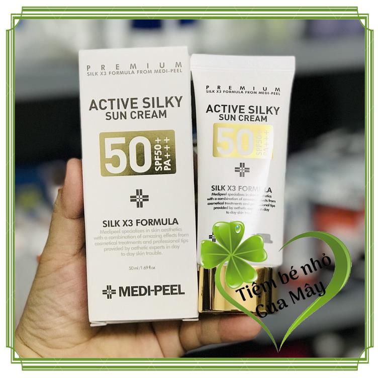 Kem Chống Nắng Căng Bóng Da MEDI PEEL ACTIVE SILKY SUN CREAM