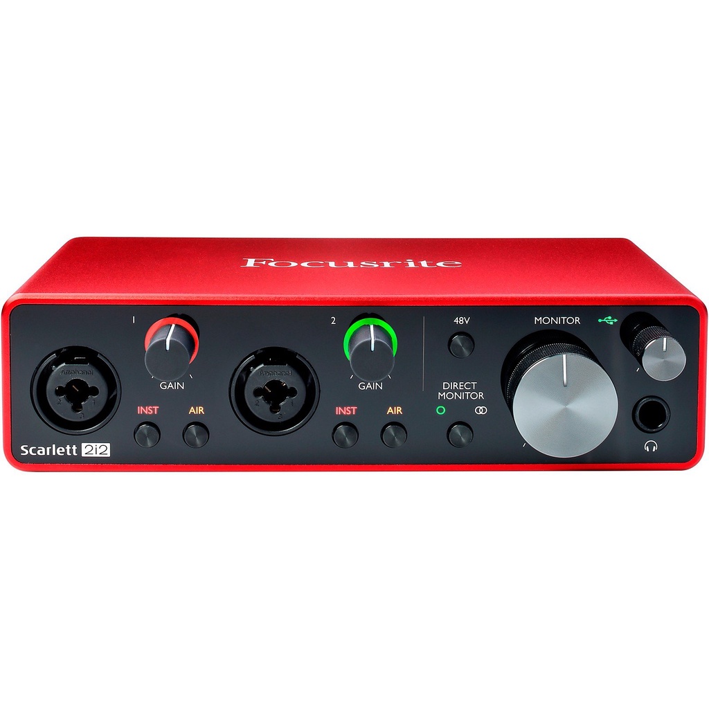 Thiết bị thu âm Focusrite Scarlett 2i2 Gen 3 Sound Card Âm Thanh - Focus USB Audio SoundCard