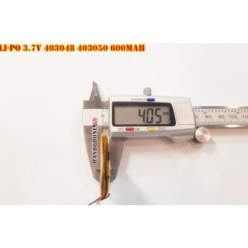 Pin Li-Po 3.7V 600mAh 603040 (Lithium Polymer) cho điện thoại, loa Bluetooth, định vị GPS, máy ghi âm, camera hành trình