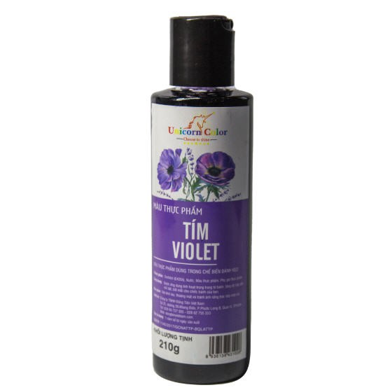 Màu thực phẩm siro Unicorn- TÍM VIOLET