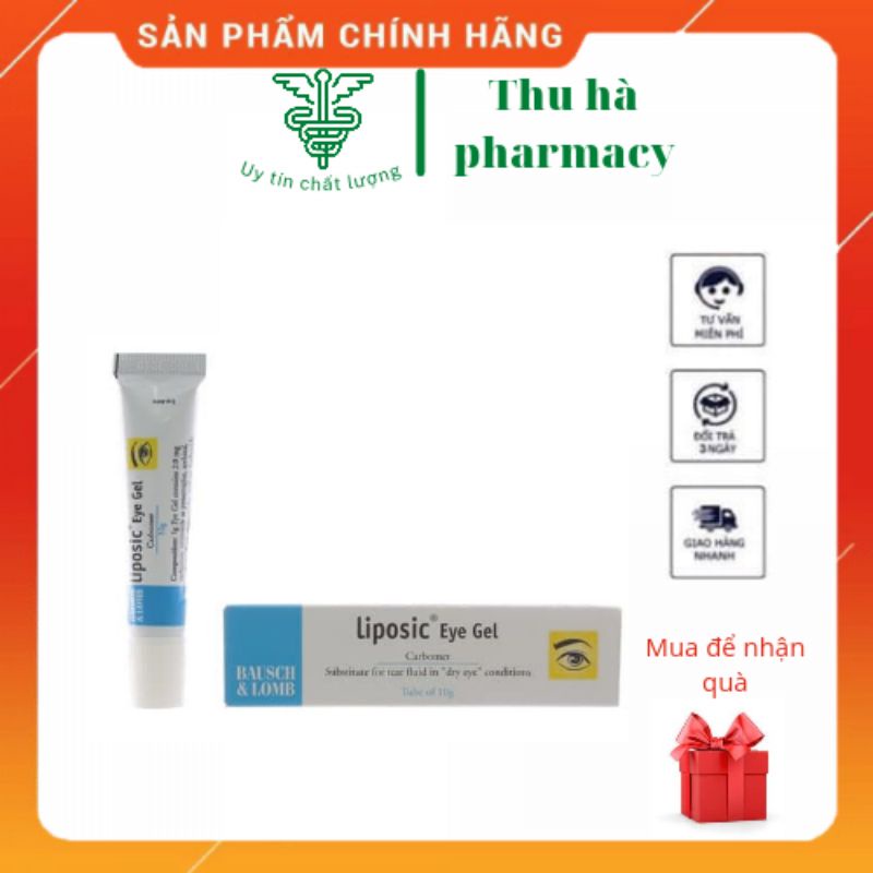 Tra mắt Liposic Eye Gel 10g (date 04/2024 )