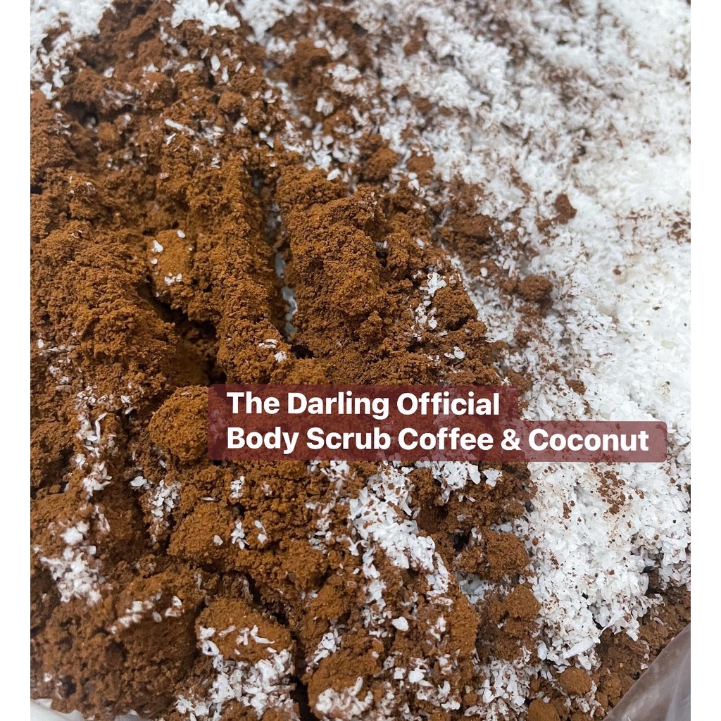 Bột tẩy da chết cà phê dừa Body Scrub Coffee Coconut - The Darling Official