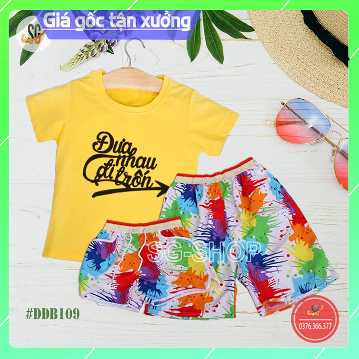 Sét Đồ Đi Biển Cao Cấp - Áo & Quần Đủ Size (DDB109) Áo thun giá sỉ