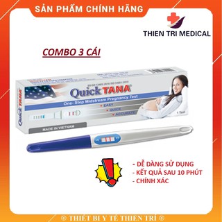 Combo 3 Bút thử thai nhanh - Que thử thai dạng bút thế hệ mới TANA