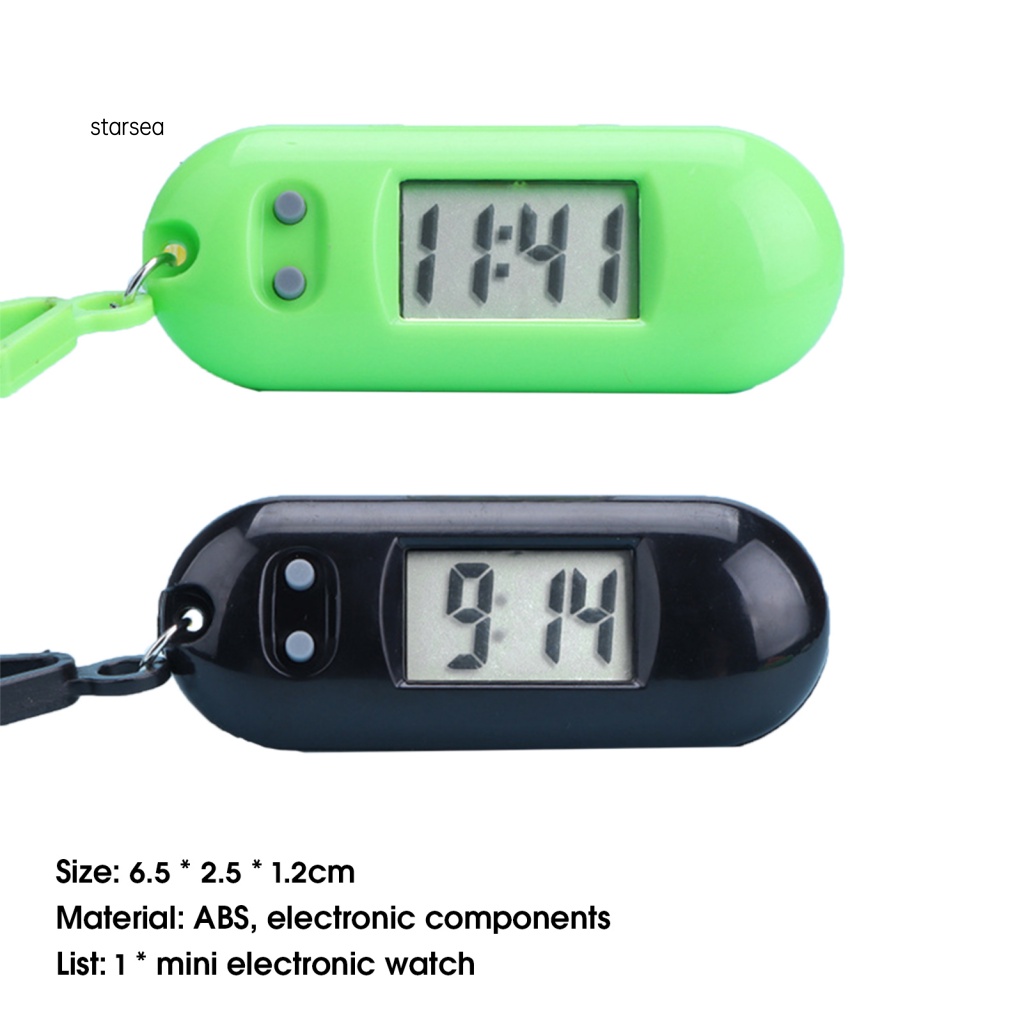 Đồng Hồ Điện Tử Mini Siêu Nhẹ Màn Hình LCD