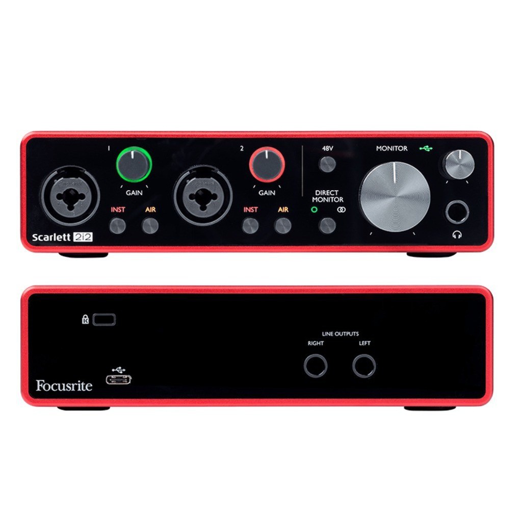 Sound card thu âm Focusrite Scarlett 2i2 Gen3