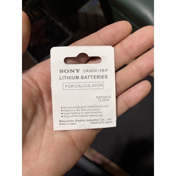 Lẻ 1 viên pin SONY CR2032 hàng chính hãng