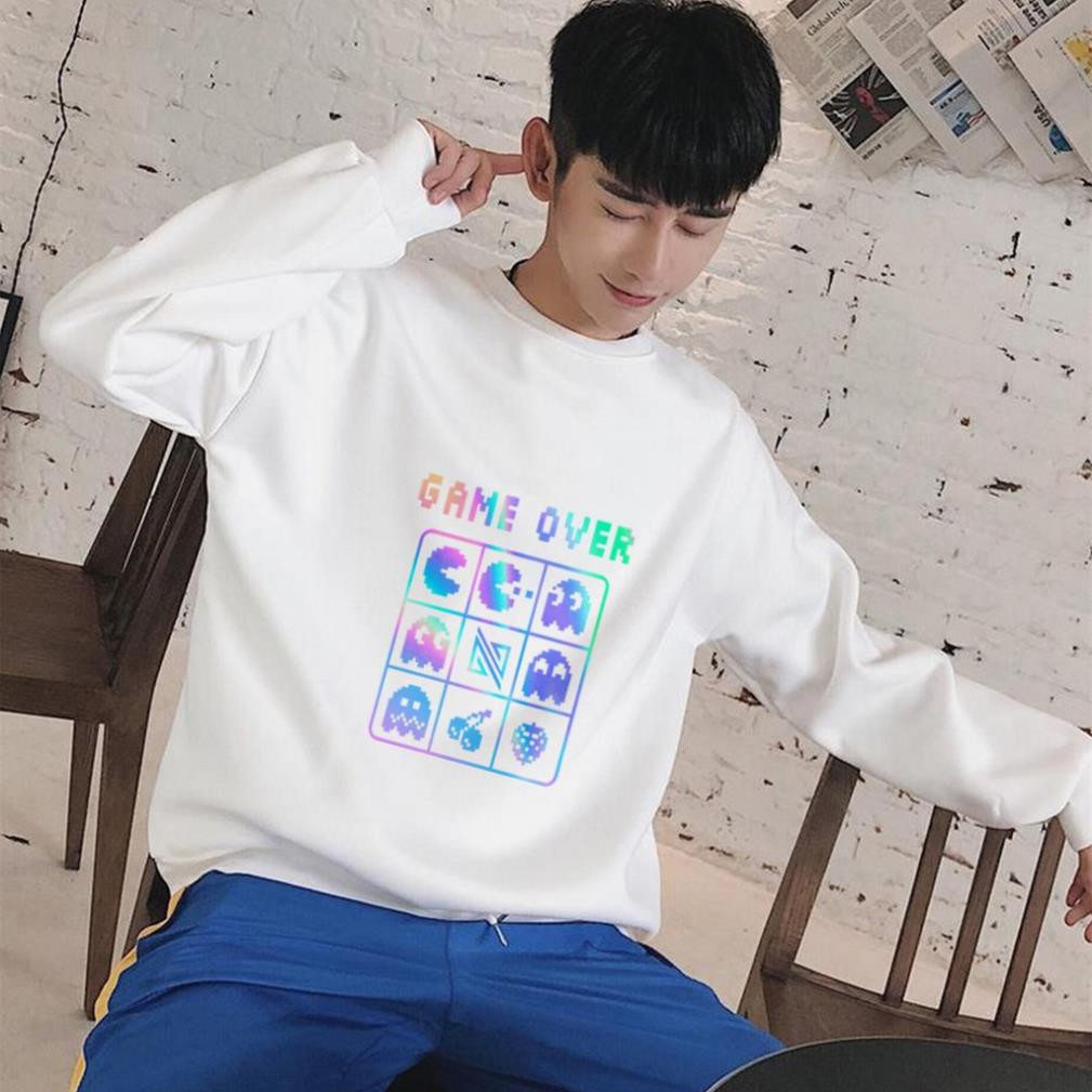 Áo Sweater Game Over Phản Quang, Aó Nỉ Dài Tay Nam Nữ Cá Tính - AS22 | BigBuy360 - bigbuy360.vn