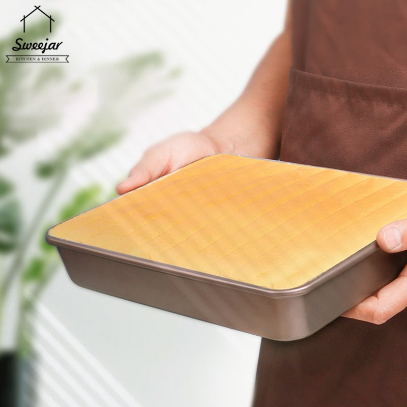 Khuôn nướng bánh mì SWEEJAR hình chữ nhật bằng thép carbon chống dính