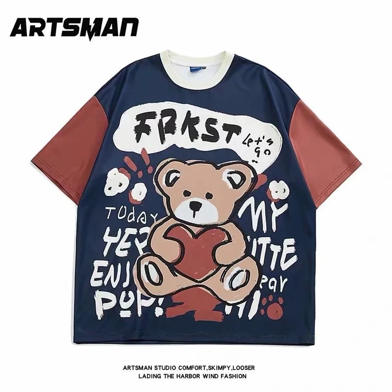 Áo Thun Tay Ngắn Thời Trang Cá Tính Dành Cho Nam M-3XL
