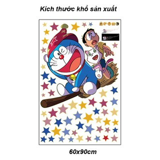 Decal dán tường Doremon