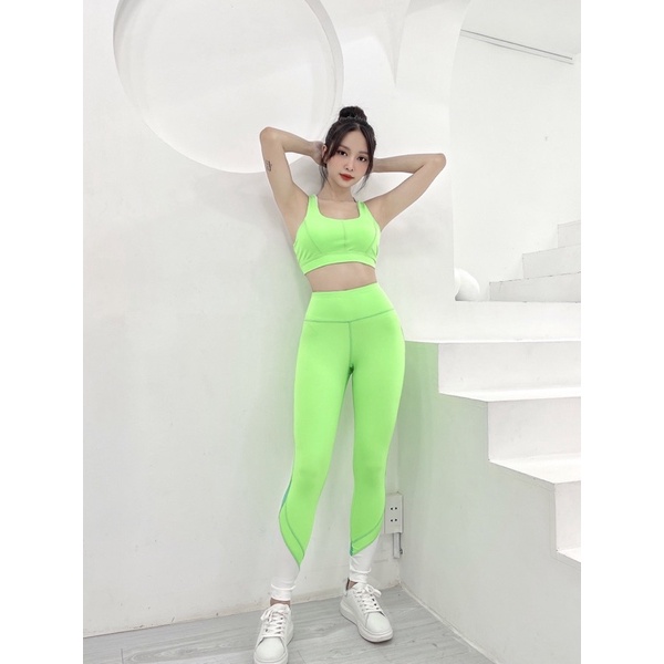 Set thun tập nữ phối màu cao cấp,gym,thể thao,yoga