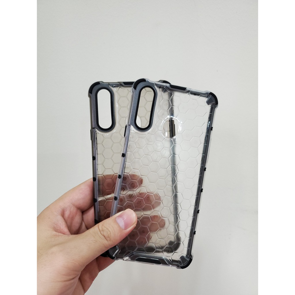Ốp lưng Samsung A20s chống sốc vân tổ Ong kiểu dáng UAG cao cấp