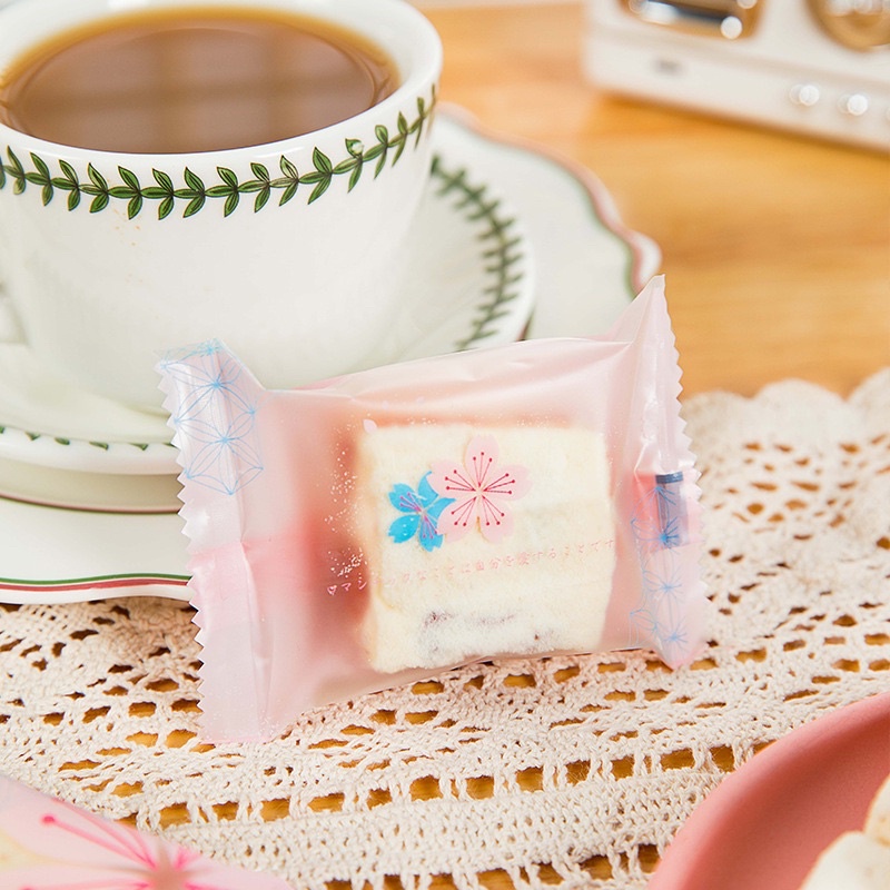 Set 50 túi hàn miệng hoa anh đào size 7 x 10 cm