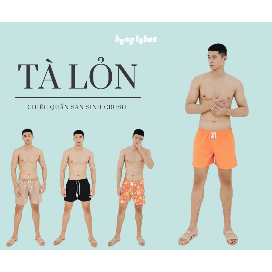 Quần tà lỏn, quần ngắn đủ màu sắc chất liệu cotton mix kate lưng thun Hàng Gia Công Hung Tubes