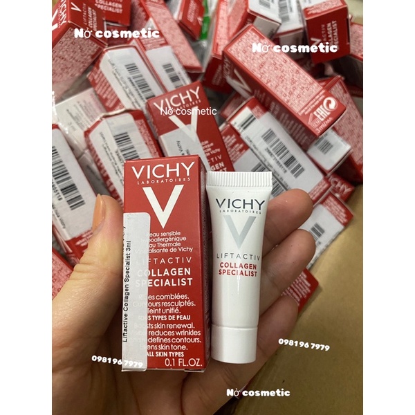 [New] Sample Vichy Kem Dưỡng Ngăn Ngừa Lão Hóa  Liftactiv Collagen Specialist 3Ml
