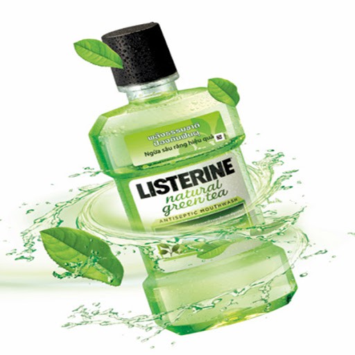 Nước súc miệng ngừa sâu răng Listerine natural greentea trà xanh 750ml