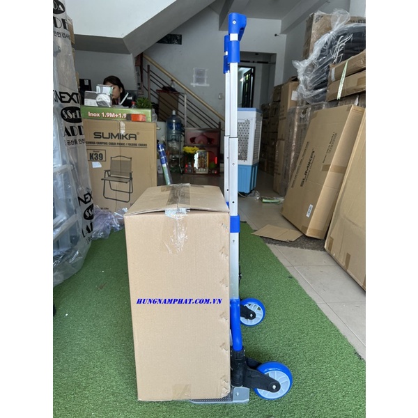 Xe Kéo Hàng 2 Bánh Gấp Gọn Đa Năng Siêu Nhẹ 75kg Nhập Khẩu X75