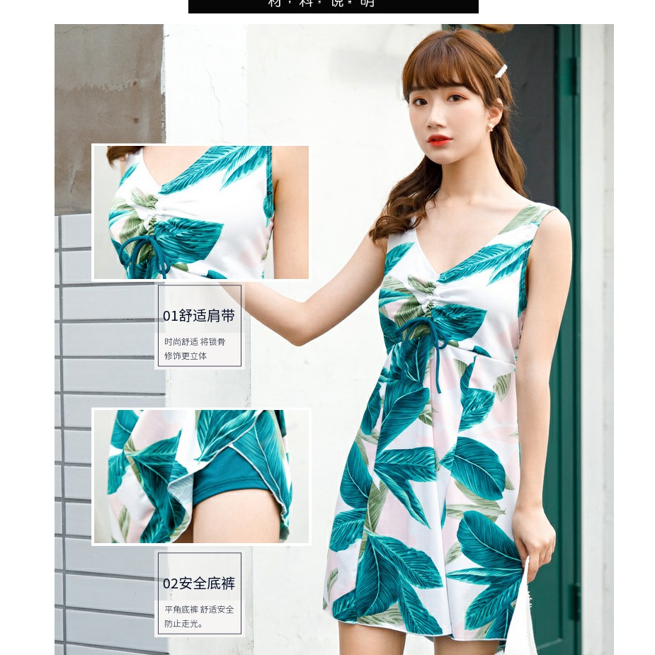 CÓ SẴN bộ đồ bơi nữ dáng váy size lớn 60-70kg | BigBuy360 - bigbuy360.vn