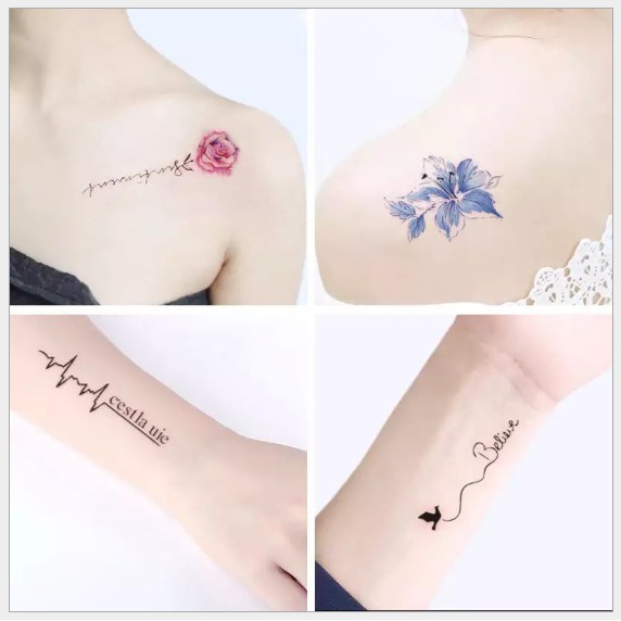 Set 30 tấm hình xăm nước Tattoo cực đẹp cực rẻ