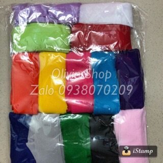 Set 3 cuộn dây viền quần áo nhiều màu - thun cotton