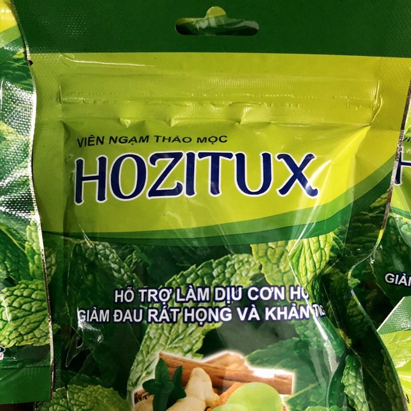 &lt;BỊCH 20 VIÊN KẸO NGẬM THẢO DƯỢC&gt; KẸO HOZITUX - GIÁ KHUYẾN MÃI - HỖ TRỢ GIẢM RÁT HỌNG, NGỨA CỔ, DỊU CƠN HO