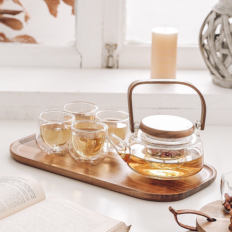 Set ấm trà floral tea sang trọng
