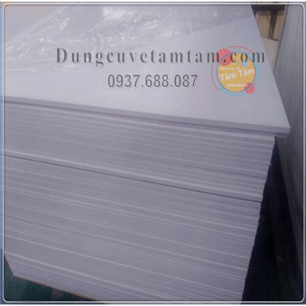 [ TÂM TÂM ]-Bìa Mô Hình Foam, Tấm Fomex,Tấm PVC Foam làm mô hình dày 2mm/3mm/5mm/8mm-Size A4/A3-Mô Hình
