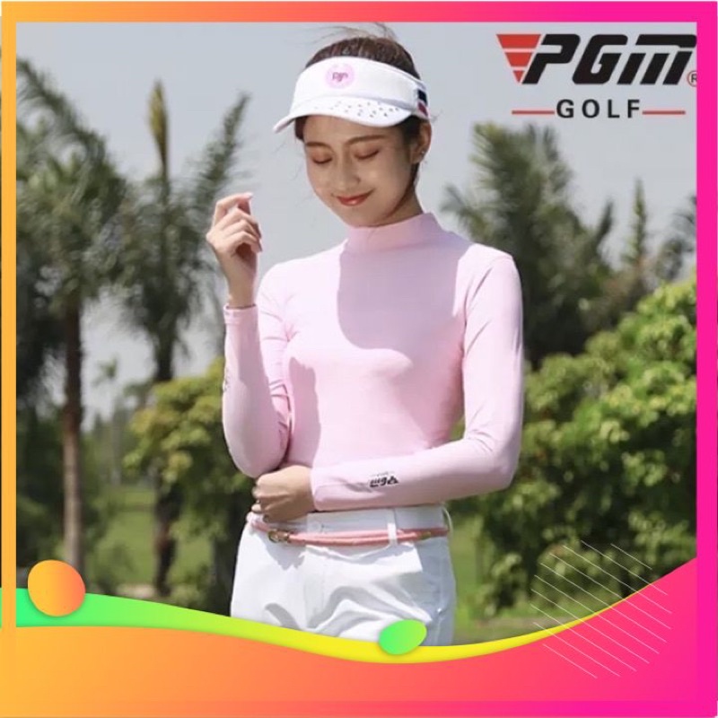Áo chống nắng nữ PGMáo giữ nhiệt co dãn mạnh thấm hút mồ hôi
