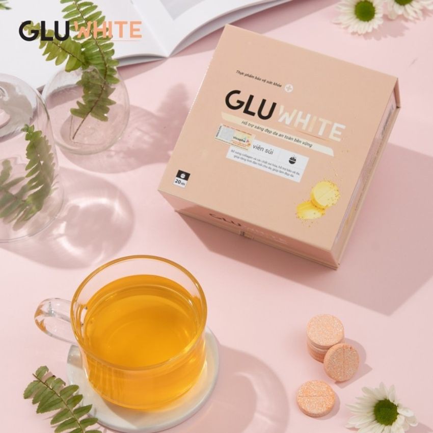 Viên Uống Trắng Da Glutathione Dạng Sủi Với Collagen, Vitamin C Hỗ Trợ Làm Đẹp Da, Giảm Mờ Nám. Hiệu Quả Sau 30 Ngày