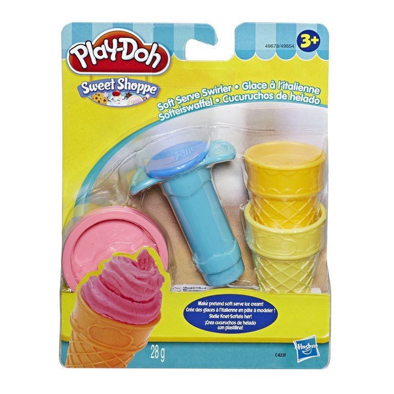 Jabi Toys - Đồ chơi Đất Nặn cho bé Bộ Làm Kem Mini Playdoh - 49654